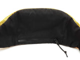 Ysl Saint Laurent Yellow Mesh Panel Logo Belt Bag Sd0726orzde