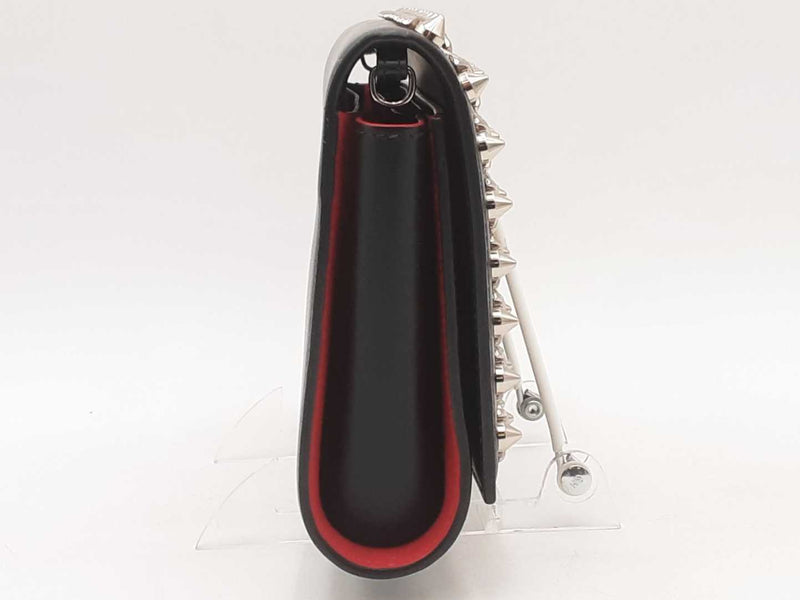 Christian Louboutin Paloma Spike Clutch Black Aa0825wrxsa