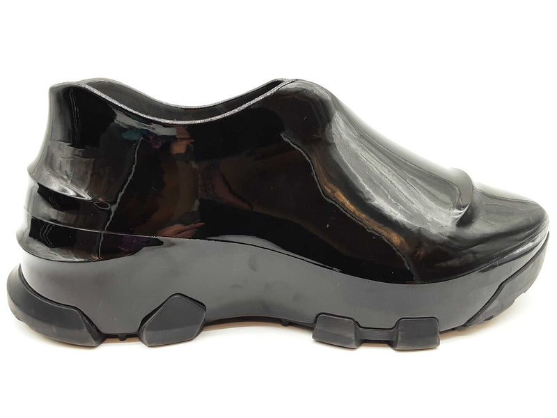 Givenchy Shiny Monumental Mallow Black Rubber Shoes Size Eu 46 Do0325pxzde