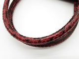 Michael Kors Mercer Burgundy Red Genuine Snake Skin Tote Bag Do0626rxde