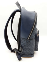 Michael Kors Cooper Blue Logo Striped Backpack Do0125sxde