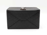 Yves Saint Laurent Take-away Top Handle Bag In Black Monogram-embossed Leather Fw026rzxdu