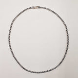 David Yurman Wheat Chain Necklace In Sterling Silver 32.8g 22 Inch Fw0426loxdu