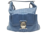 Gucci G Coin Hobo Blue Handbag Jg1125wizmia