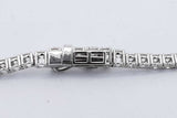 3.0cttw Lab Grown Diamond Tennis Bracelet 14k White Gold 5.5g 7 In Eb0326llxzsa