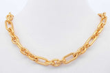 24k Yellow Gold Link Chain Necklace 57.3 Grams 25.5 Inch Eb0526cxxzde