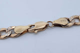 10k Yellow Gold Diamond Cut Cuban Link Chain Necklace 19g 23.5 Inch Eb0526lxexde