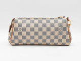 Louis Vuitton Eva Convertible Clutch In Damier Azur Coated Canvas Fw1125wordu