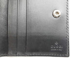 Gucci Gg Emblem Black Leather Card Case Sd0626lrzde
