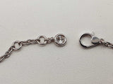 Hermes Finesse 18k White Gold 4.2g Diamond Bracelet 6.25 In Do1124lwxzde