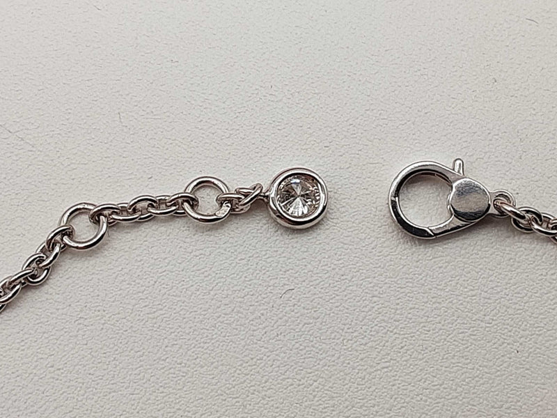 Hermes Finesse 18k White Gold 4.2g Diamond Bracelet 6.25 In Do1124lwxzde
