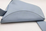 Alexander Mcqueen Light Blue Leather T-bar Sling Crossbody Bag Eb0326exzde