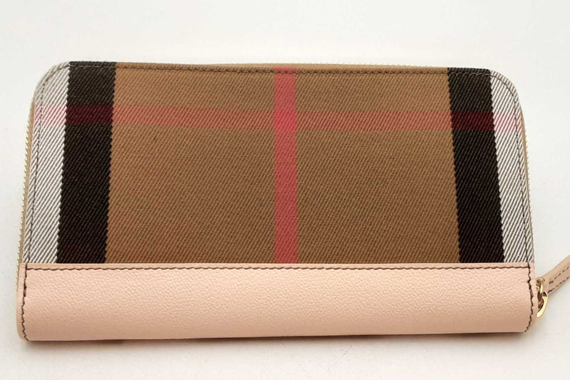 Burberry Check Zip Around Wallet Eb1024lixzsa