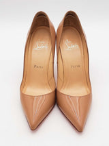 Christian Louboutin Nude Patent Leather Pumps Size 37 Eb0626lorsa