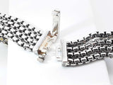 David Yurman X Station 4-strand Box Chain Bracelet In Sterling Silver 49.5 Grams 6.5 Inch Fw0626przdu