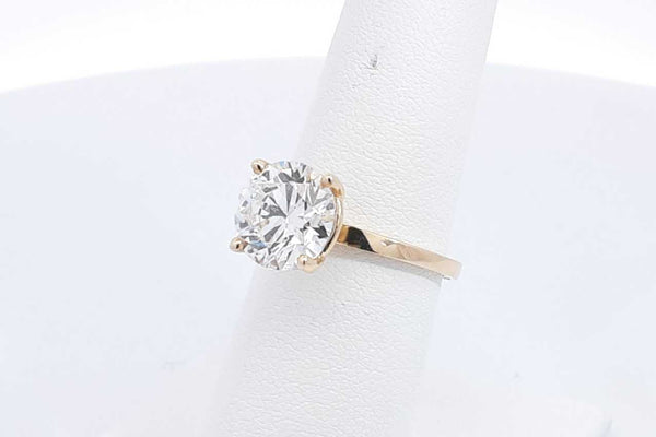 Approx. 3.19ctw Lab Grown Diamond Ring 14k Yellow Gold 3.4g Size 6.5 Eb1124sorsa