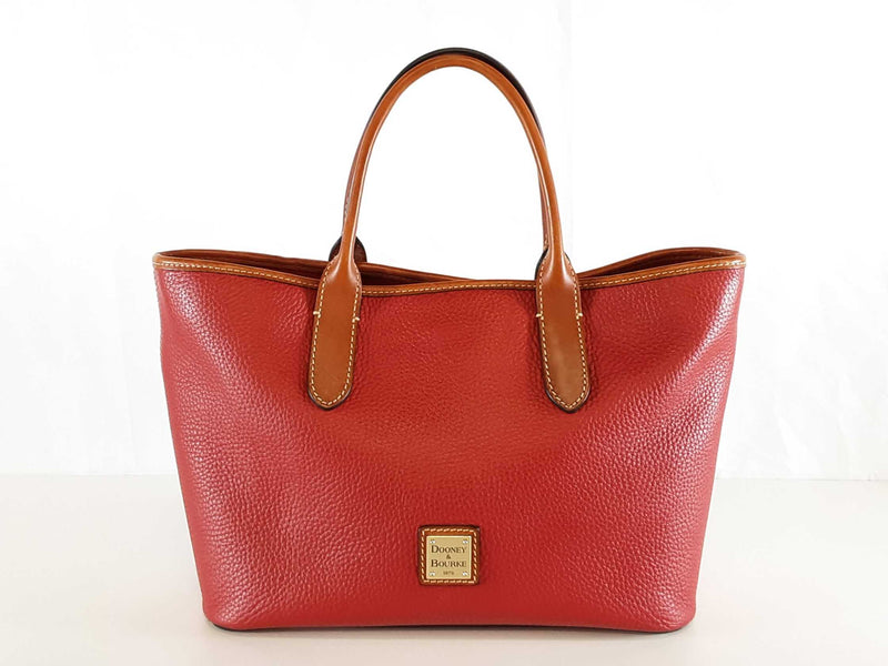 Dooney & Bourke Brielle Tote Bag In Red Pebbled Leather Fw1025wxde