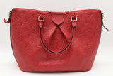 Louis Vuitton Monogram Empriente Leather Mazarine Top Handle Bag Eb1026corde