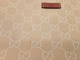 Gucci 282071 Tan Gg Nylon Pouch Do0525rxde