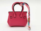 Magenta Pink Mini Bag Charm Do0725ide