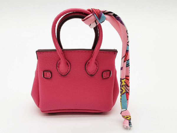 Magenta Pink Mini Bag Charm Do0725ide