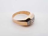 1.0 Cttw Diamond & 14k Yellow Gold Ring 9.3 Grams Size 12.5 Fw0325loxzsa