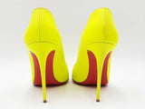 Christian Louboutin So Kate 120 Neon Fluo Yellow Pumps Size 41.5 Sd0926czdu