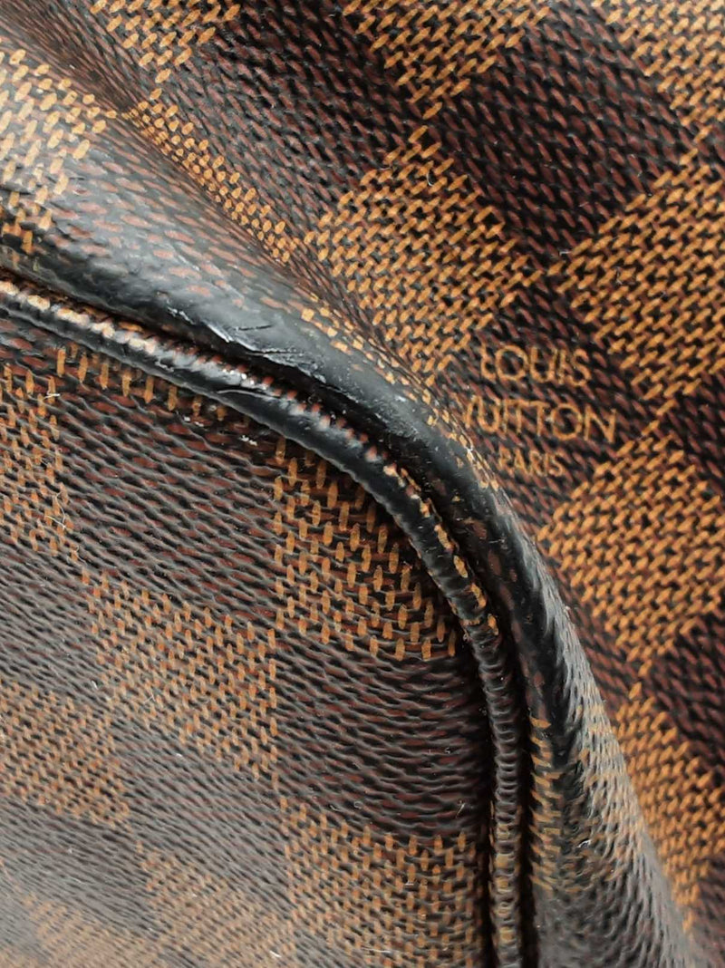 Louis Vuitton Neverfull Mm Tote Bag In Damier Ebene Coated Canvas Fw1025wxzdu