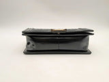 Chanel Medium Boy Bag Black Patent Leather Handbag Aa0425lzxzsa