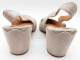 Chloe Laurena Slingback Elephant Grey Suede Heels Size Eu 40 Do0125cxde