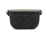 Christian Dior Saddle Messenger Bag In Oblique Jacquard & Leather Fw1025lpzxdu