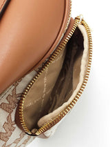 Michael Kors Erin Extra Small Waist Bag In Logo Jacquard Fw0826prdu