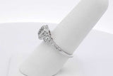 0.82cttw Diamond Cluster Ring In 14k White Gold 3.4 Grams Size 7 Eb0626osxsa