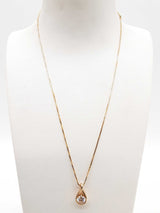 Pandora Infinite 1.00 Carat Lab Grown Diamond 14k Yellow Gold 6.1g Pendant Chain 17.5 In Do0425rxzde