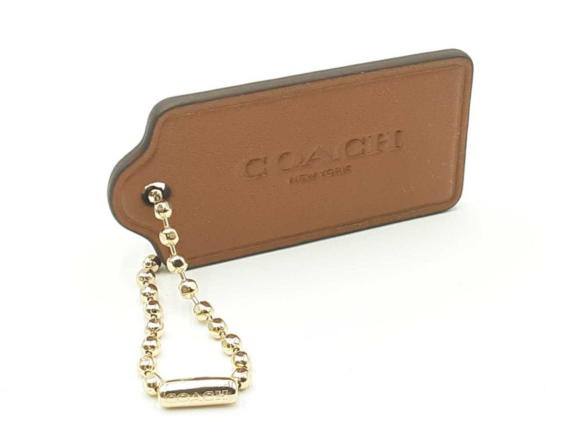 Coach Logo & Star Hang Tag In Brown Leather Fw0725lxdu – Max Pawn