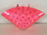 Christian Louboutin Loubifever Fluo Pink Leather Tote Bag Sd1225izxde