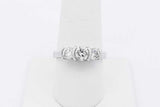 1.20cttw Diamond Ring In 14k White Gold 4.9 Grams Ring Size 7.75 Eb0625sxzsa