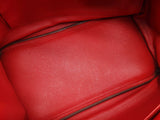 Hermes Birkin 35 Rouge Casque Red Togo Palladium Hardware Handbag Do0623srxzde