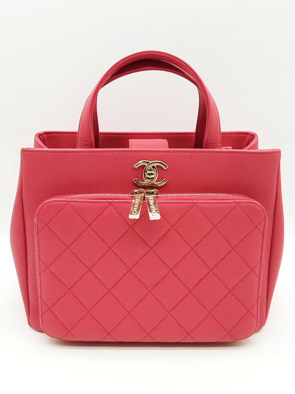 Chanel Affinity Pink Cavier Quilted Leather Tote Bag Do1024ooxzde