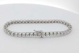 2.52cttw Diamond Tennis Bracelet In 14k White Gold 13 Grams 7 Inch Eb0926lxxzsa