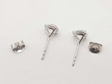 2.02 Cttw Lab Grown Diamonds 14k White Gold 1.1g Stud Earrings Do0826poxde