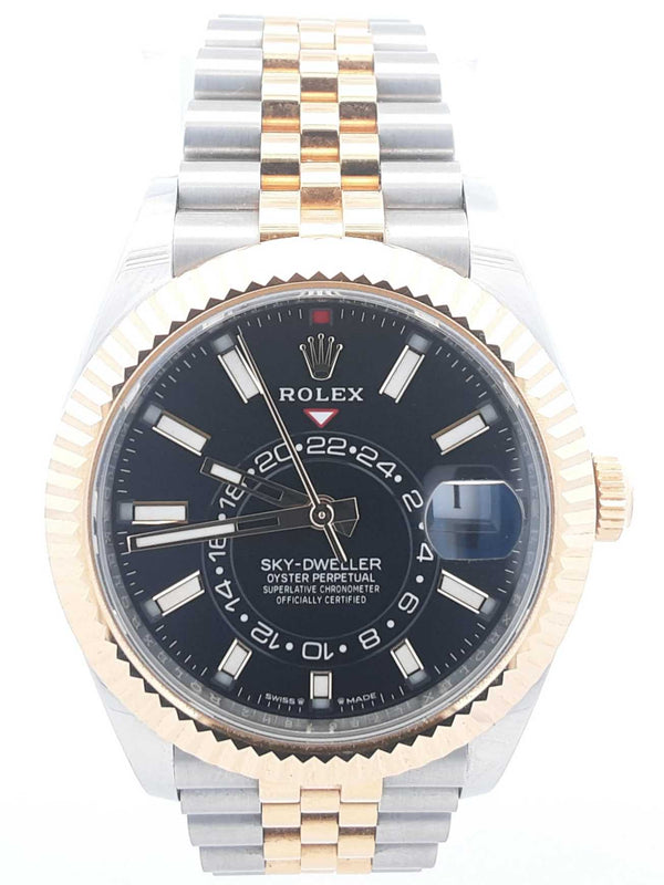 Rolex Sky Dweller Rolesor Jubilee Automatic 42mm Watch Fw0425lwzxzdu