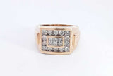 1.02ctw Diamond Ring In 10k Yellow Gold 6.9 Grams Size 9 Eb0125wxzsa