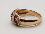 Rubies 10k Yellow Gold 3.9g Ring Size 6 Do0626owrde