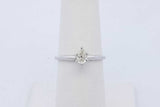 0.2ctw Diamond Ring In 10k White Gold 1.4 Grams Size 6.25 Eb0926sxde