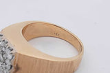 1.35cttw Diamond Ring In 14k Yellow Gold 12 Grams Size 10 Eb1225erxsa