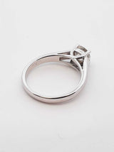 1.03 Ctw Tolkowsky Diamond & 14k White Gold Ring 3.8 Grams Size 6.5 Fw0825lpxzdu