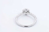 Approx. 0.55ctw Diamond Ring In Platinum 5 Grams Size 7 Eb1124wrxdu