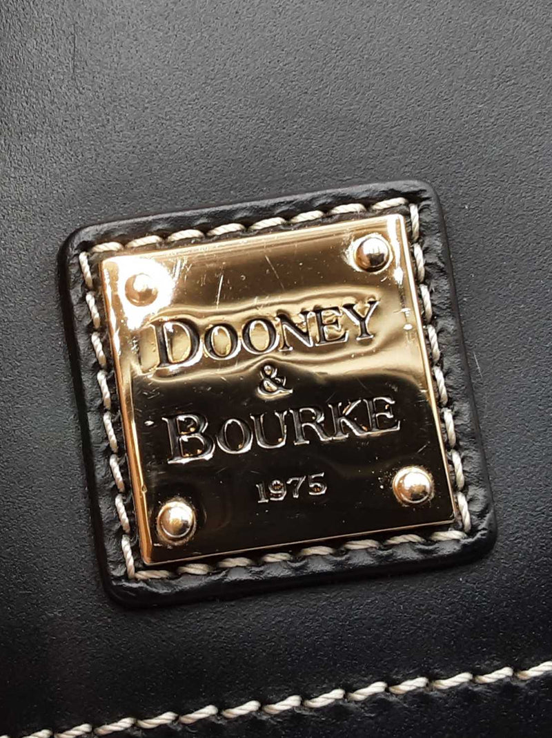 Dooney & Bourke Beacon Collection Slip Tote In Matte Black Leather Fw1025rzdu