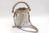 Fendi Mini Mon Tresor Embroidered Canvas Bucket Bag Eb1026cxzsa